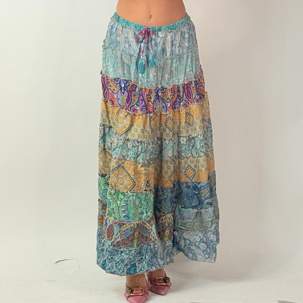 Multicolor Maxi Skirt